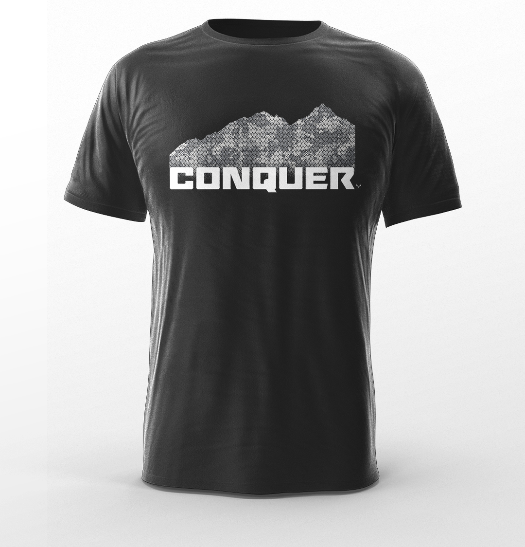 Virtus CONQUER short sleeve unisex poly cotton tee — made in USA