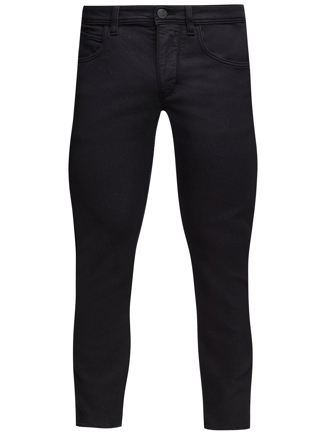 Virtus Solly Jeans in jet black — skinny-leg stretch denim