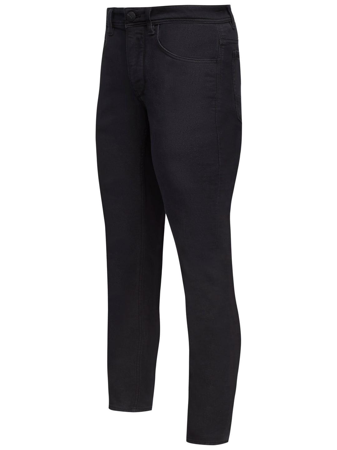 Virtus Solly Jeans in jet black — five-pocket stretch denim with bar-tack reinforcement