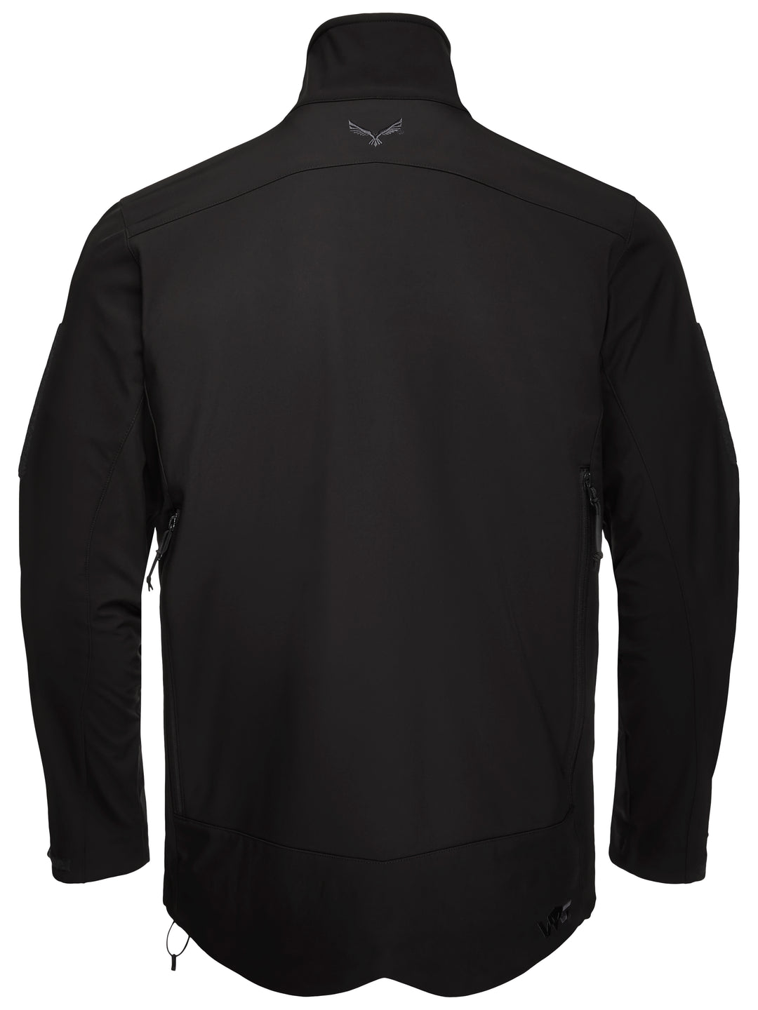Virtus Astraes jacket in jet black — side view