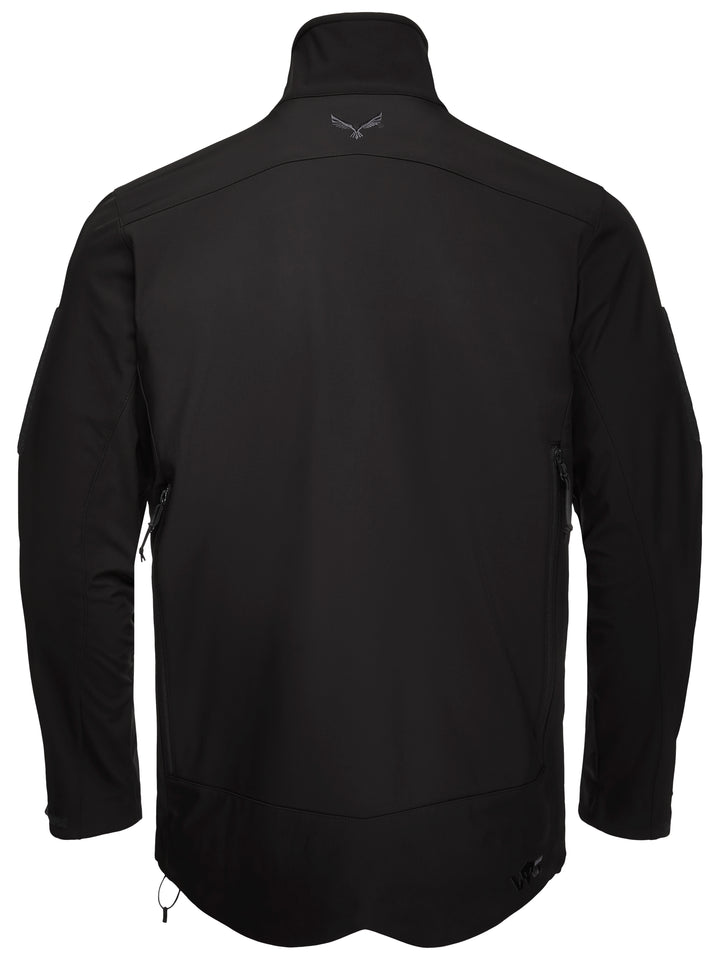 Virtus Astraes jacket in jet black — side view